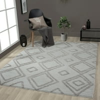 Обединени тъкачи на Америка Куинсланд Геометричен, Модерен ръчно изработен килим, 9.17 '6.5'