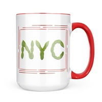 Neonblond NYC Leaf Mug Подарък за любители на чай за кафе