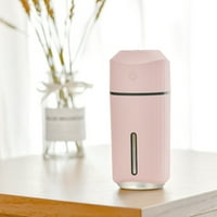 Solacol Room Humidifiers за спалня тихо лесен чист USB овлажнител с цветна светлина, голям капацитет 320ml тиха готина овлажнител за мъгла за спалня и офис, кола, лесна за почистване