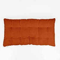 Vargottam на закрито накрито възглавница за възглавница на пейката с туфиран вътрешен двор за седалки на шезлонг възглавница-42 l 18 W 5 H- оранжево