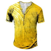 Мъжки ризи лято 3д дигитален печат тениска с къс ръкав