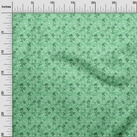 една Районна морска зелена тъкан геометрична тъкан за шиене на печатни занаятчийски тъкани от двора широк