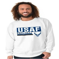 ВВС USAF EST LOGO Суитчър за мъже или жени Бриско Брандс S