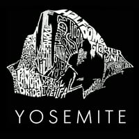 Поп арт мъжки думи за художествено танк - Yosemite