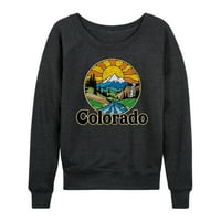 Незабавно съобщение - Groovy Colorado - Лекият френски теринг пуловер на жените