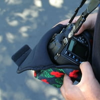 Gear DSLR калъфка на камерата SLR камера в ръкава с неопренова защита кобур кобур ремък и аксесоар за съхранение - Съвместим с Nikon D Canon EOS Rebel SL Penta K- & още
