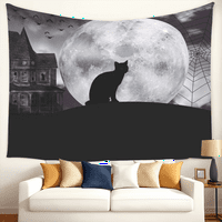 Хелоуин гоблен, Jack O 'Lantern Tapestry, за декор за спалня в спалня,097