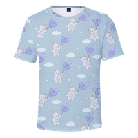Великденски мъжки деца графични тениски с къс ръкав, редовно го върхове риза за мъже жени