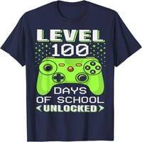 Дърво видео геймър ученик 100-и ден учител дни в училищната тениска