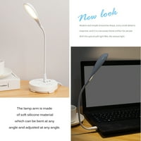 Мини таблица светлина LED USB захранване бяло със осветление гъвкава лампа полюс четене на лампа бюро легло със светлина за пътуване в офиса на дома