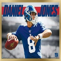 Нюйоркските Giants - Daniel Jones Wall Poster, 22.375 34