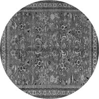 Ahgly Company Indoor Square Persian Grey Traditional Area Cugs, 5 'квадрат