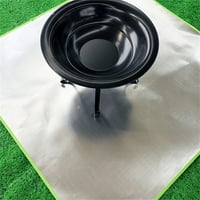 Dido Grill Splatter Mat Barbecue Supplies Booking Fitingings Fire Pit Rats Топлинни практически инструмент Огън за подложка за къща на открито