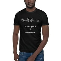 Светове Най-Големият Мениджър Електронна Търговия Памучна Тениска С Къс Ръкав От Неопределени Подаръци