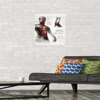 Marvel Spider -Man: Няма начин вкъщи - скици 14.72 22.37 плакат