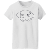 Графика Америка готино животно куче Рисунки Дамски тениска колекция