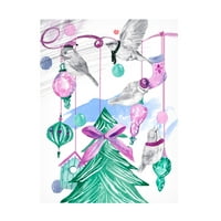 Мелиса Уанг 'Декемврийско Дърво И' Платно Изкуство