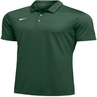 Nike Mens Dri-Fit с късо ръкав поло риза зелено, xx-голям