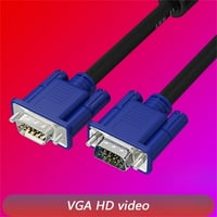 До 1080p монитор Прожектор HD Пълен кабел с висока разделителна способност VGA кабел Компютърен кабел Компютърни аксесоари за игрални аксесоари за настройка C един раз?
