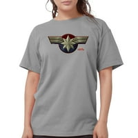 Cafepress - Тениска на капитан Marvel - Цветове на женски комфорт? Риза