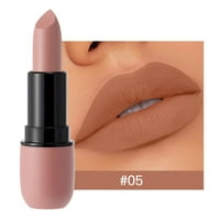 Brano Matte Nude Lipstick, Velvet Smooth Lip Stick, водоустойчив дълготраен гланц за устни, силно пигментирано естествено червило за жени момичета