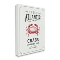 Ступел индустрии пресни Атлантически раци Реколта морска храна реклама 20, дизайн от Нина Пиърс