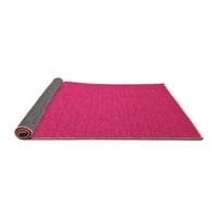 Ahgly Company Indoor Square Abstract Pink Contemporary Area Rugs, 4 'квадрат