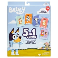 Bluey in Games Set, Cheese 'n' Crackers, Bluey's Battle, Go Fruit Bat