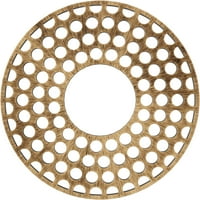 36 од 1 8 ИД 1 п Финк архитектурен клас ПВЦ Пиърсинг таван медальон, Античен бронз