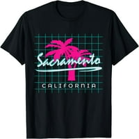 Жени Калифорния Калифорния шаблон за палмово дърво тениска подаръчна екипаж на партита за парти за парти тениски