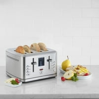 Кухненски 4-Слайсов цифров тостер с паметна функция