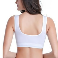 Aueoeo Halter Sports Bra, Sports Bra High Support Women Fashion No Rims Безжична не-марка регулируем йога спортен сутиен