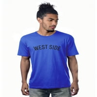 Daxton Premium Basic Crew Neck Short Leste Tshirt Cities West Side Letter