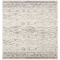 Tulum Merletta Moroccan Geometric Runner, 2 '21', слонова кост сиво