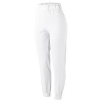 SHPWFBE Женски модни женски панталони панталони за жени Стегнатия панталони джоб