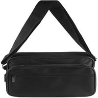 Paota Canvas чанта с инструмент чанта за рамо хардуерни комплект колекция дебели джобове електросна чанта черна 24*19*