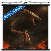 Къща на Дракона - Rhaenyra Dragon One Live Slit Poster с магнитна рамка, 22.375 34