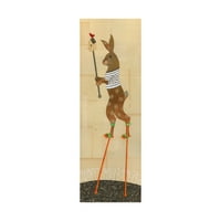 Изящно изкуство 'заек на кокили' платно изкуство от Джуди Верхоев