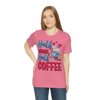 Половин кафе половин Медицинска сестра, полово неутрална тениска
