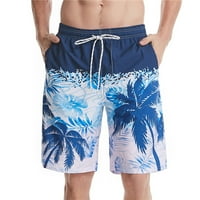 Мъже панталони Продаване Продаване тенденции Мъже Ново лято отпечатан спорт плуване Кратко ежедневни разхлабени плажни панталони Уайт XXL P4330