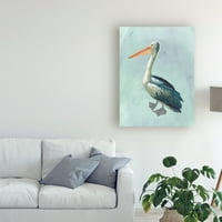 Търговски марки изобразително изкуство 'акварел плаж птица ви' платно изкуство от Грейс Поп