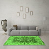 Ahgly Company Indoor Rectangle Oriental Green Традиционни килими, 8 '10'