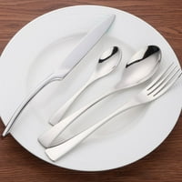 За многократна употреба чаена лъжичка домашна кухня вечеря нож вилица Прибори за хранене комплект сребърни прибори комплект прибори за хранене Комплект злато