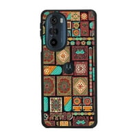 Boho-Cute-Butterfly-Sitchy-Celestial-Cute-Butterfly Phone Case for Moto Edge+ (） за жени Подаръци за мъже, мек силиконов стил Шокпул