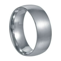 Мъжки бижута, широк четен пръстен от неръждаема стомана, подарък за жени за момичета