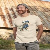 Тениска на синя тениска на Jay-John James Audubon Designs, мъжки 3x-голям