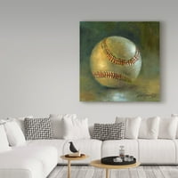 Търговска марка изобразително изкуство 'Бейзбол 8' платно изкуство от зала Грош втори