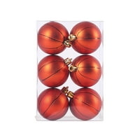 Kuluzego Коледна топка орнаменти 2.4 Пластмасови висящи топки за коледни богове за дърво