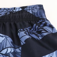 Zodggu се занимава с мъжки хавайски къси панталони еластична талия на талията джобни тънки фитли капризи плаж панталони ежедневни домашни ваканционни панталони панталони къси панталони редовни разхлабени къси панталони