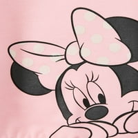 Minnie Mouse Baby Girls с дълъг ръкав отгоре и гамаши, комплект от 2 части